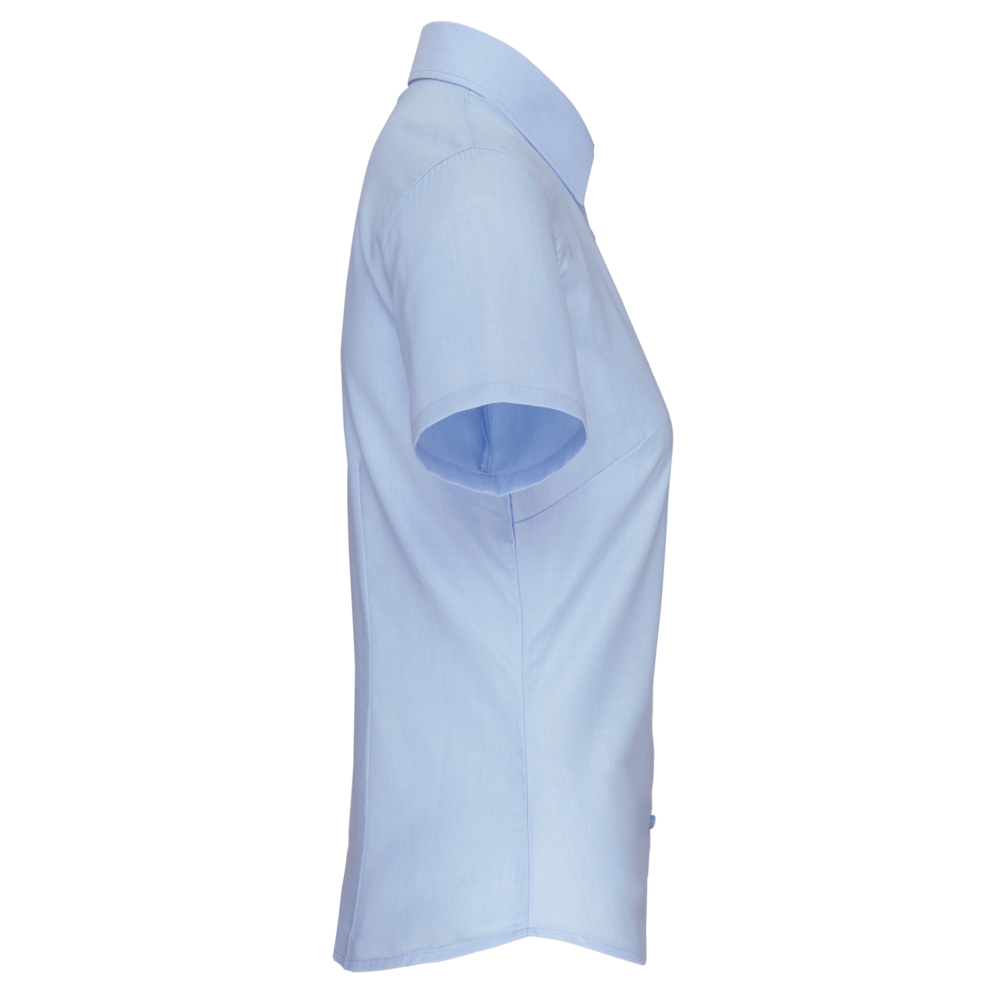 K536C - Dames Oxford blouse korte mouwen