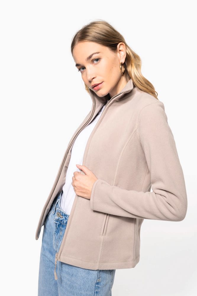 K907 - Microfleece met rits dames