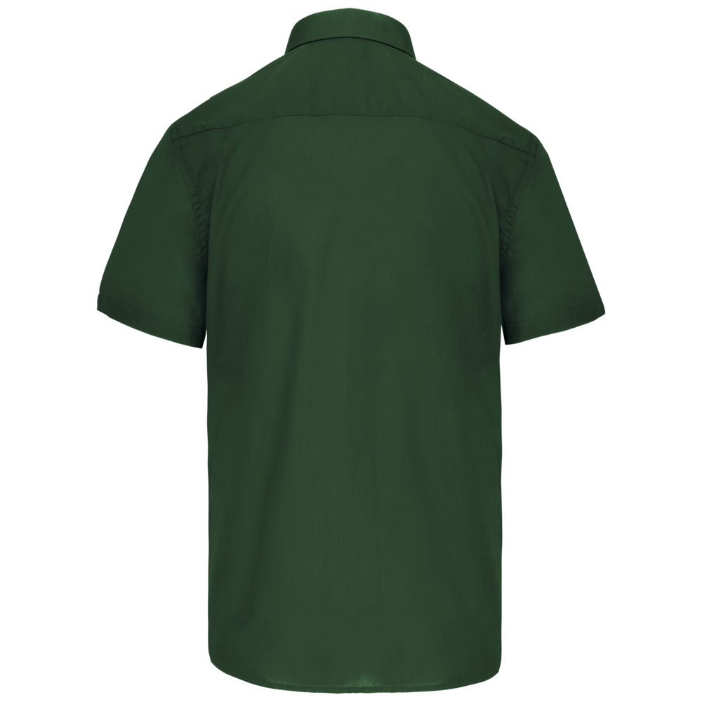 K551C - Overhemd in onderhoudsvriendelijk polykatoen-popeline korte mouwen heren