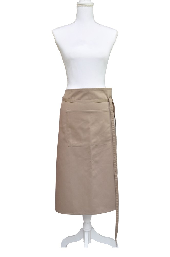 P1240 - French cook schort - Safaribeige