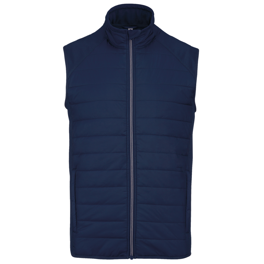PA235 - BODYWARMER IN TWEE STOFFEN - Sporty Navy