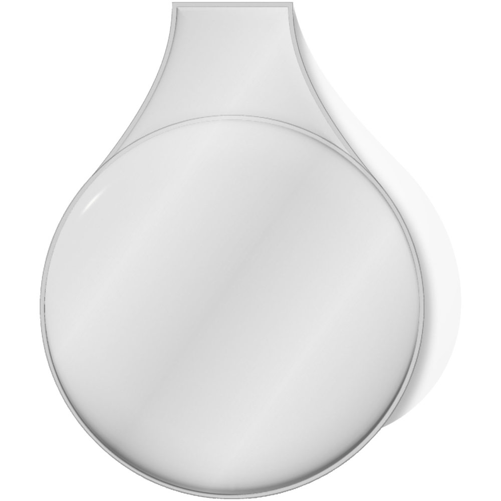 RFX™ M-10 kleine ronde reflecterende TPU magneet - Wit