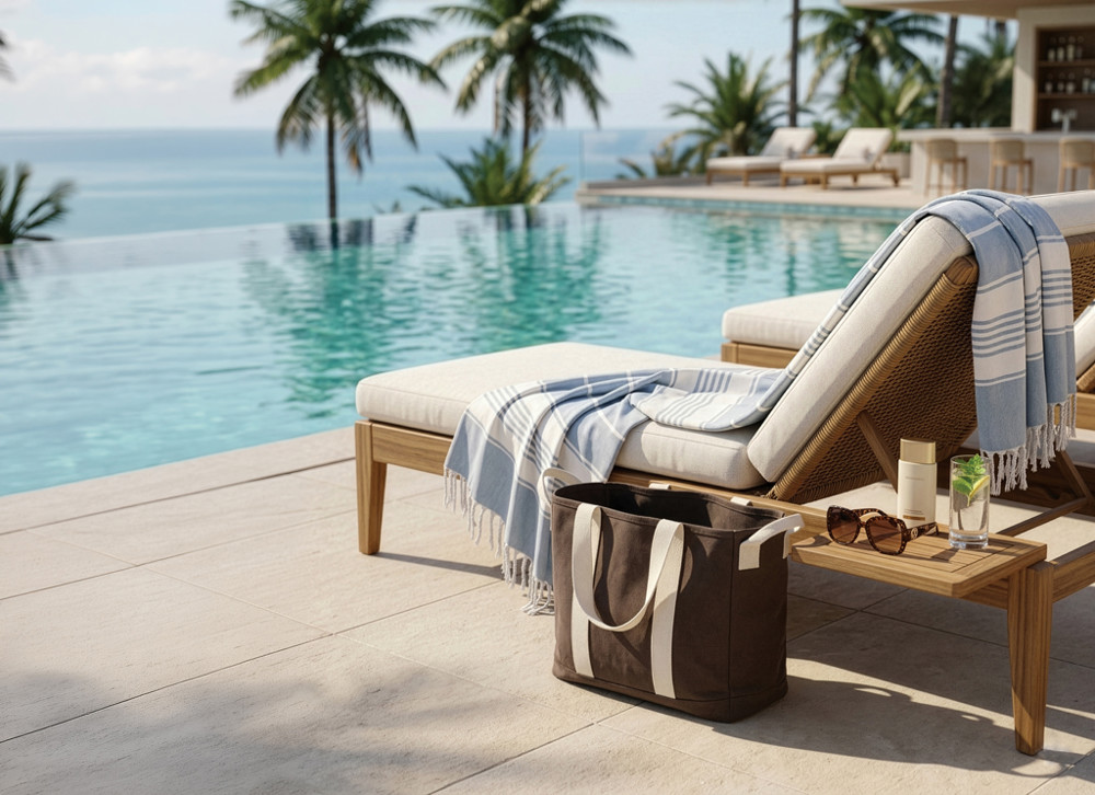BEAU AWARE™ strandtas van 400gsm gerecycled canvas