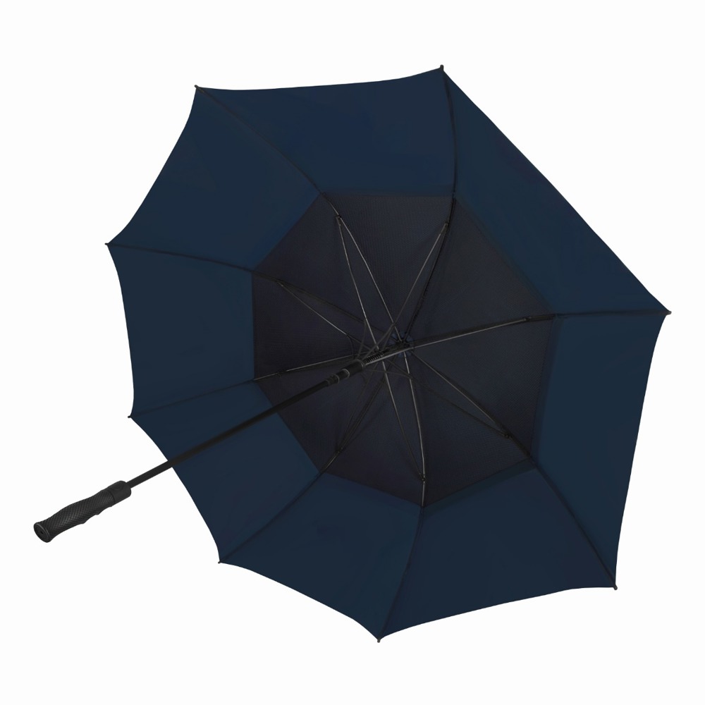 FALCONE - Stormparaplu - Automaat - Windproof -  130 cm - Marine blauw