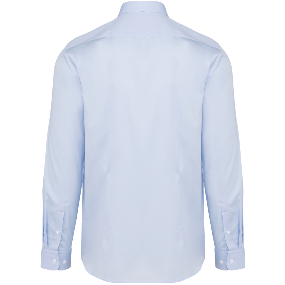 PK504 - Popeline Herenoverhemd met lange mouwen