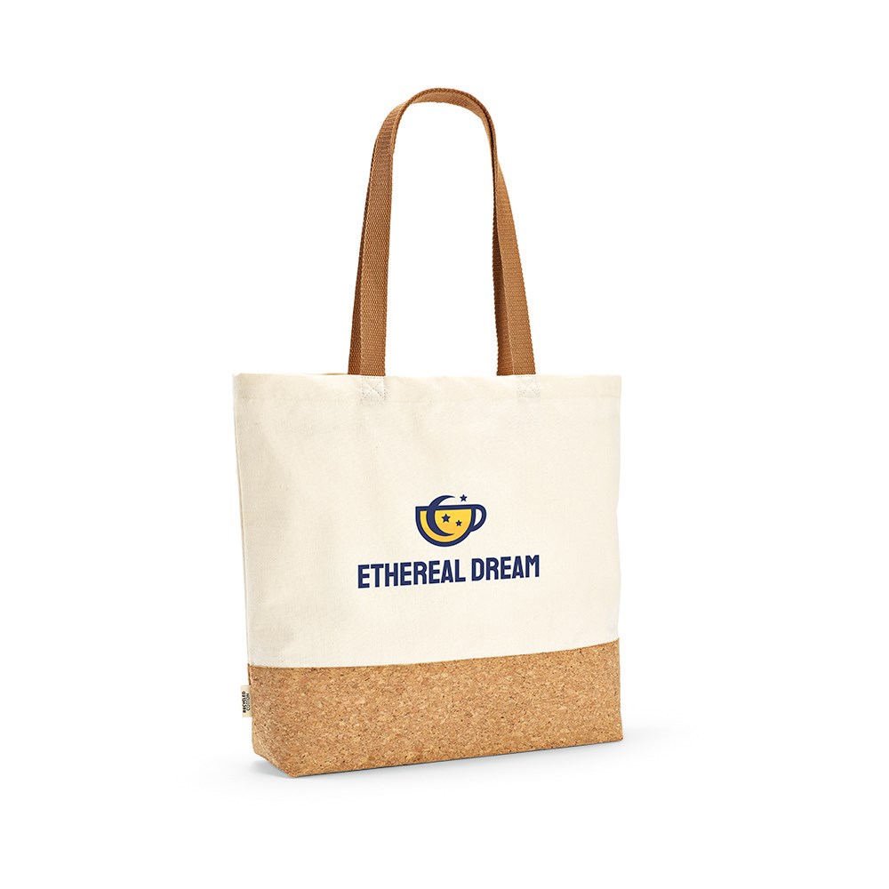 Vinson boodschappentas gerecycled katoen 220 gsm - Natuurlijk