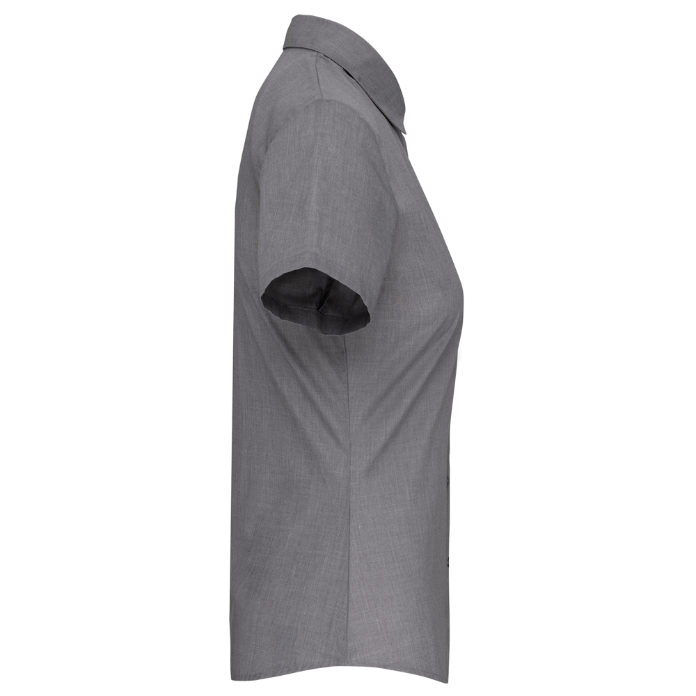 K548C - Overhemd in onderhoudsvriendelijk polykatoen-popeline korte mouwen dames