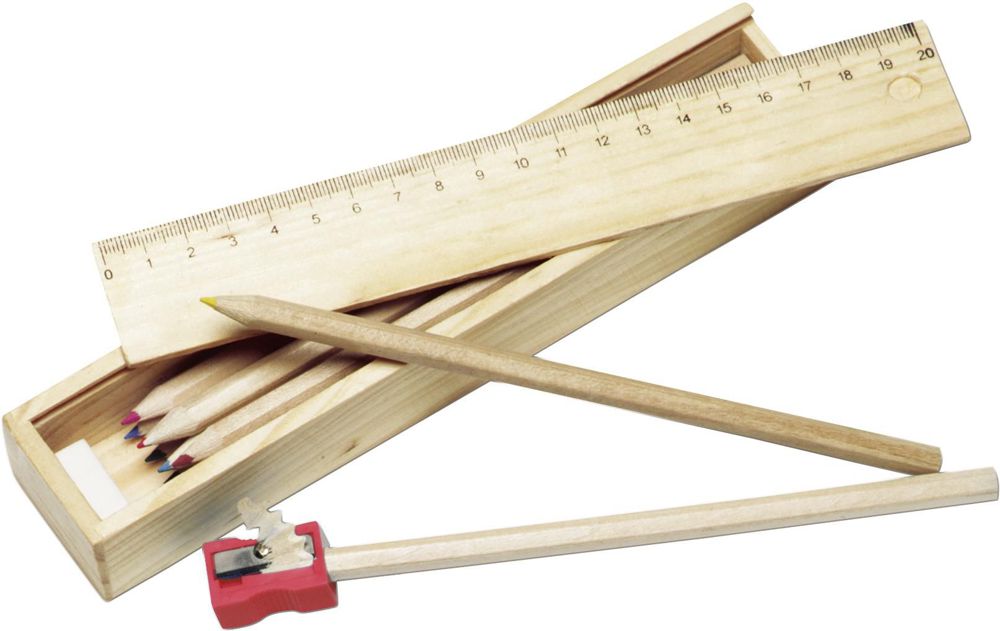 Houten tekenset Carmelita