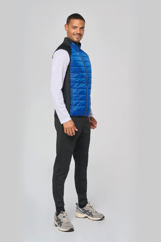 PA235 - BODYWARMER IN TWEE STOFFEN