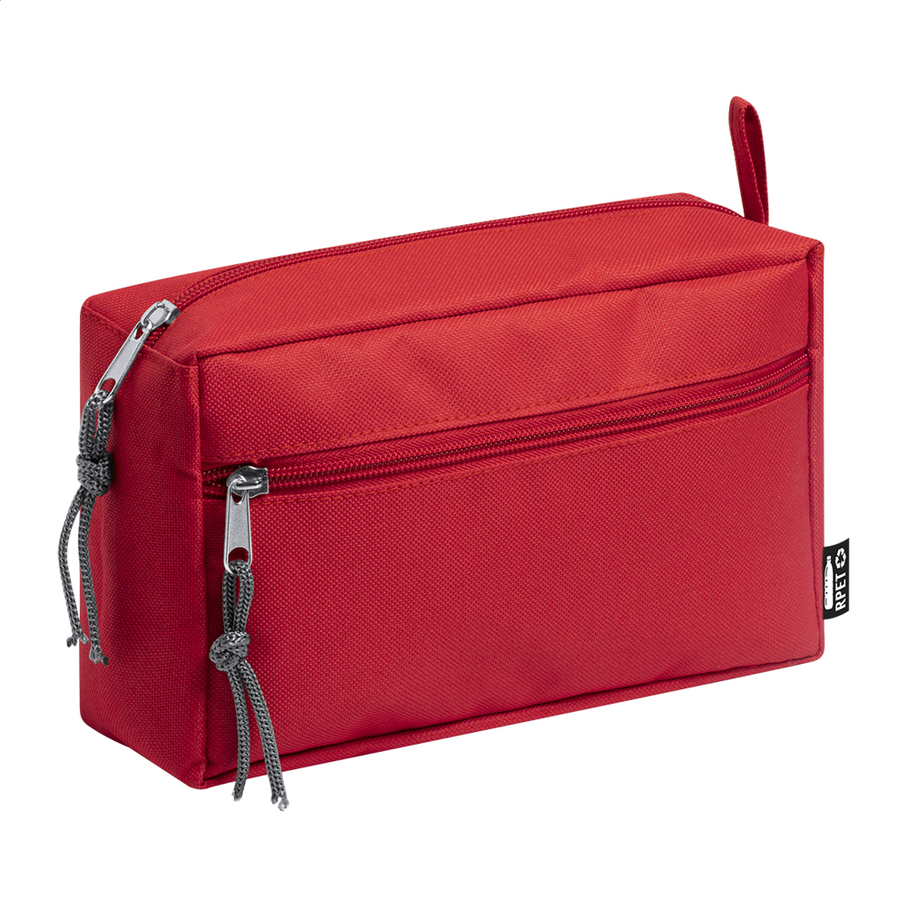 Cosmax - RPET-make-up tas - rood