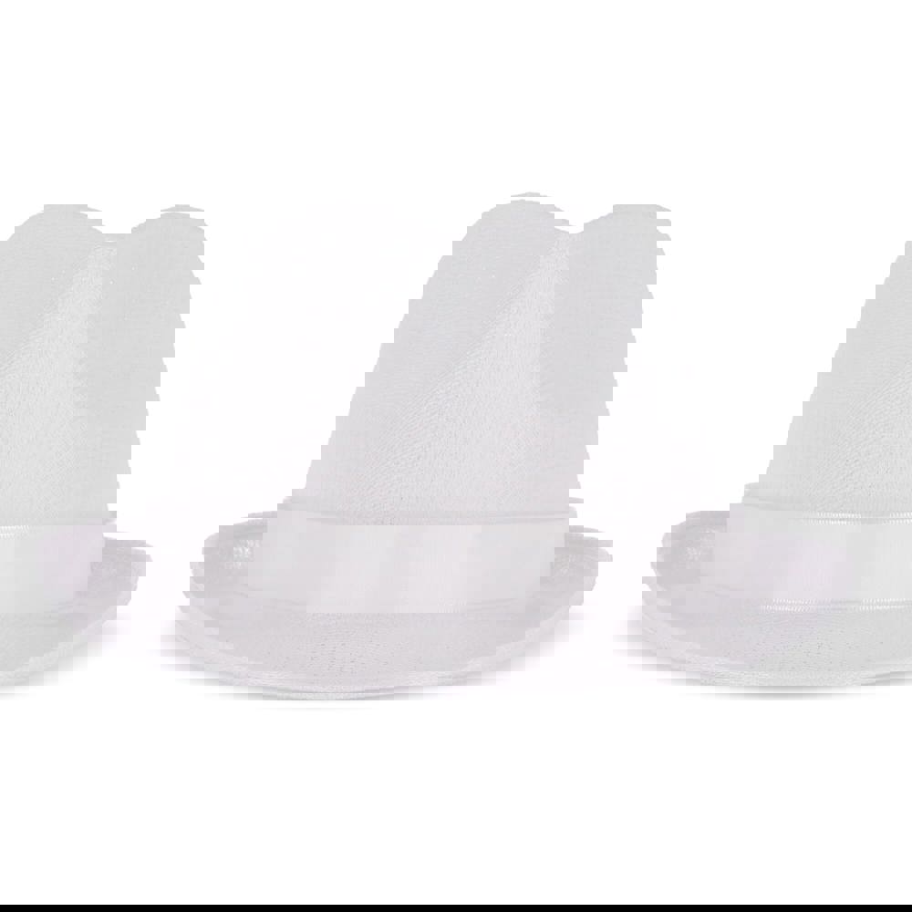 Polyester hoed met band