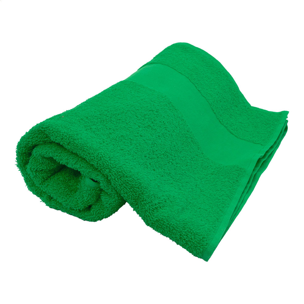 Terry L - Katoenen badstof handdoek - 70×140 cm - Groen