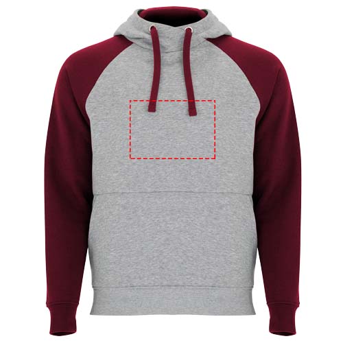 Badet 280 g/m² tweekleurige kinderhoodie