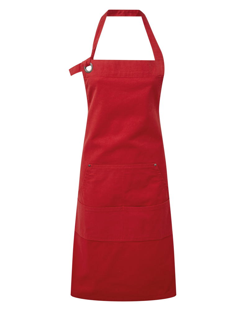 PR137 - Schort met bovenstuk “Calibre” - Red