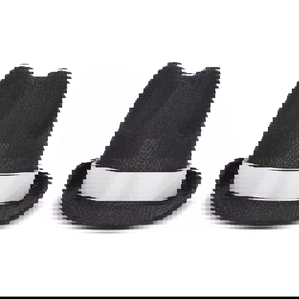 Polyester hoed met band