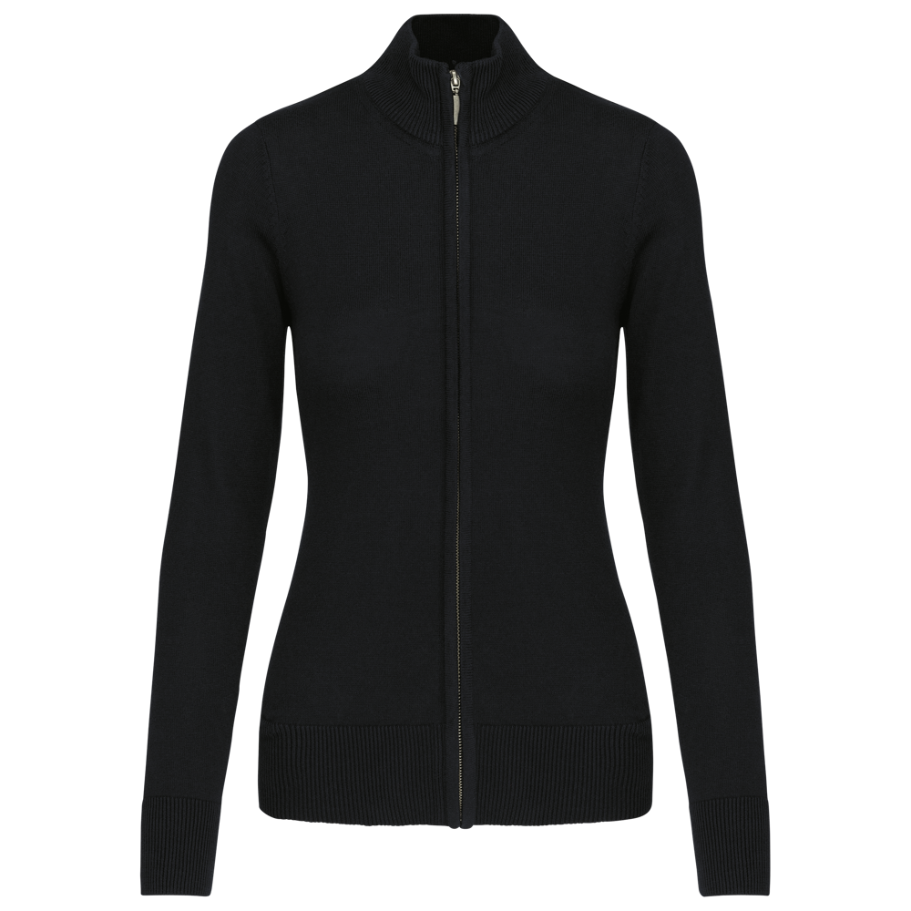 K962 - Dames cardigan met rits