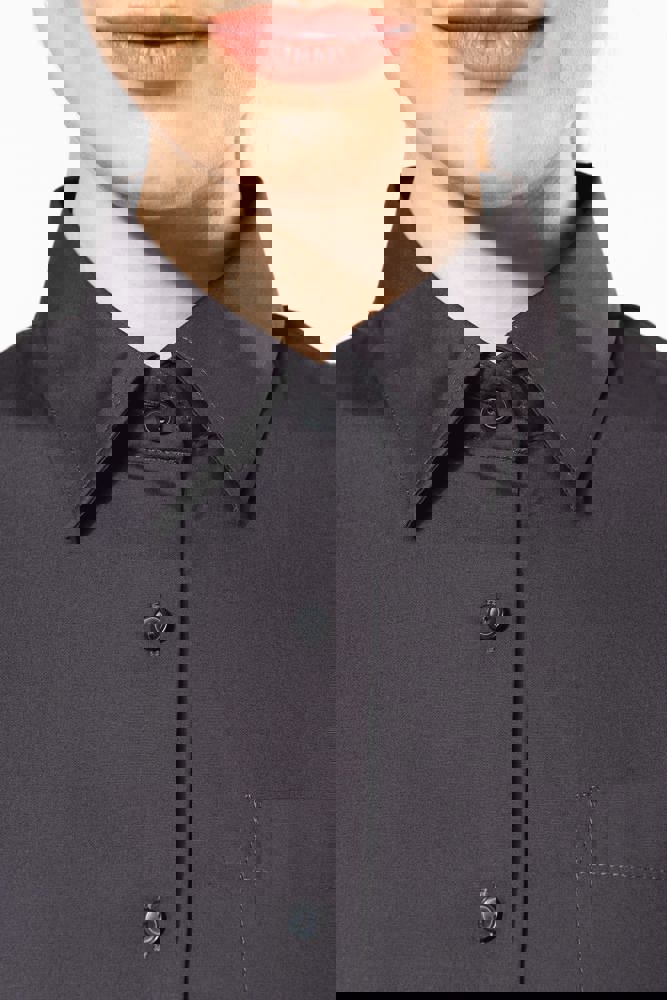 K544 - Dames Poplin Blouse Korte Mouwen