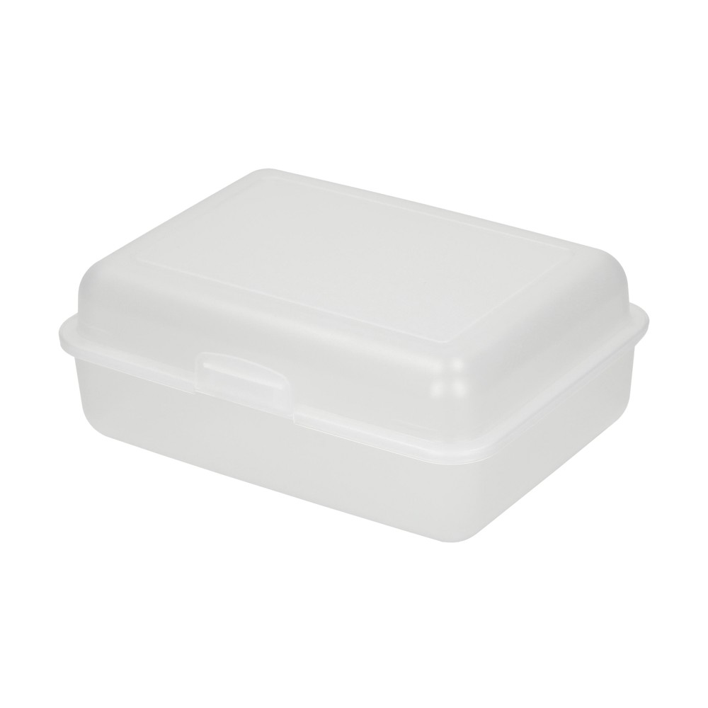 Voorraadbox "School-Box" groot - transparant-melkachtig