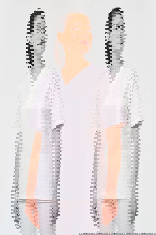 WK504X - Katoenen unisex tuniek met korte mouwen