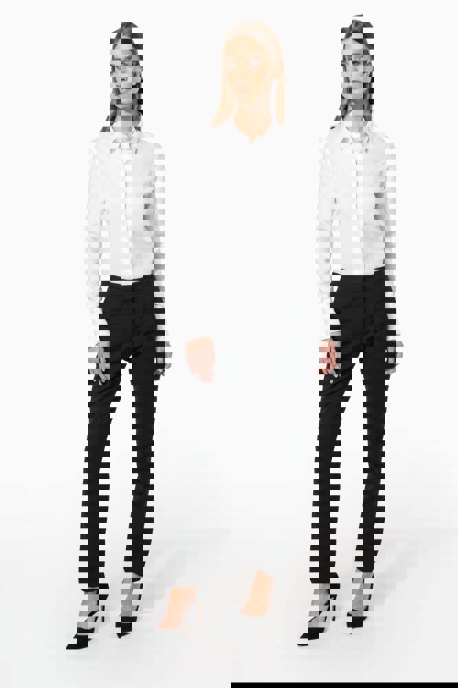 K538C - Dames non-iron blouse lange mouwen