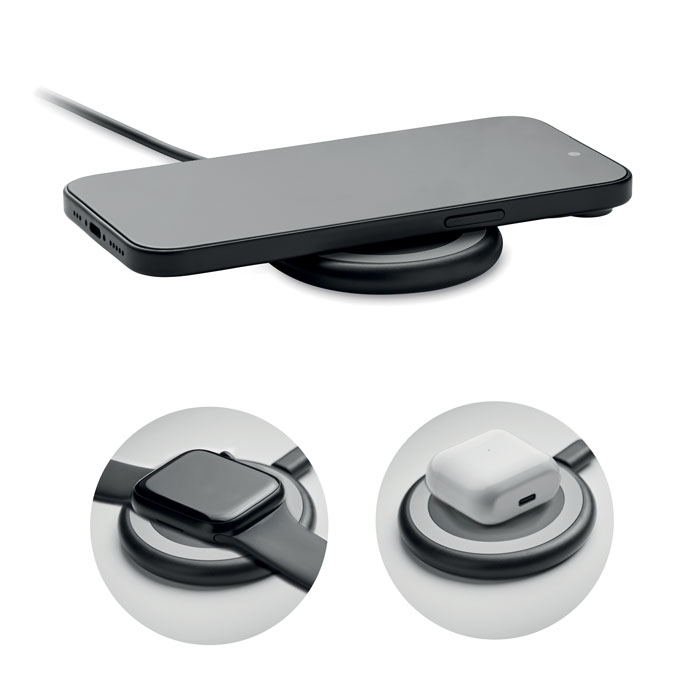 WERLIES - 3-in-1 draadloze oplader 15W