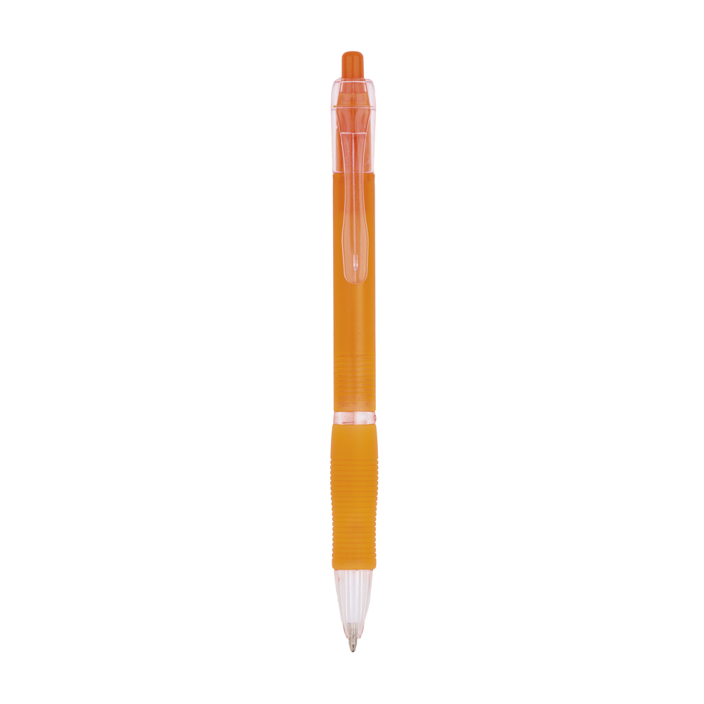 Click pen - Oranje - blauwe inkt