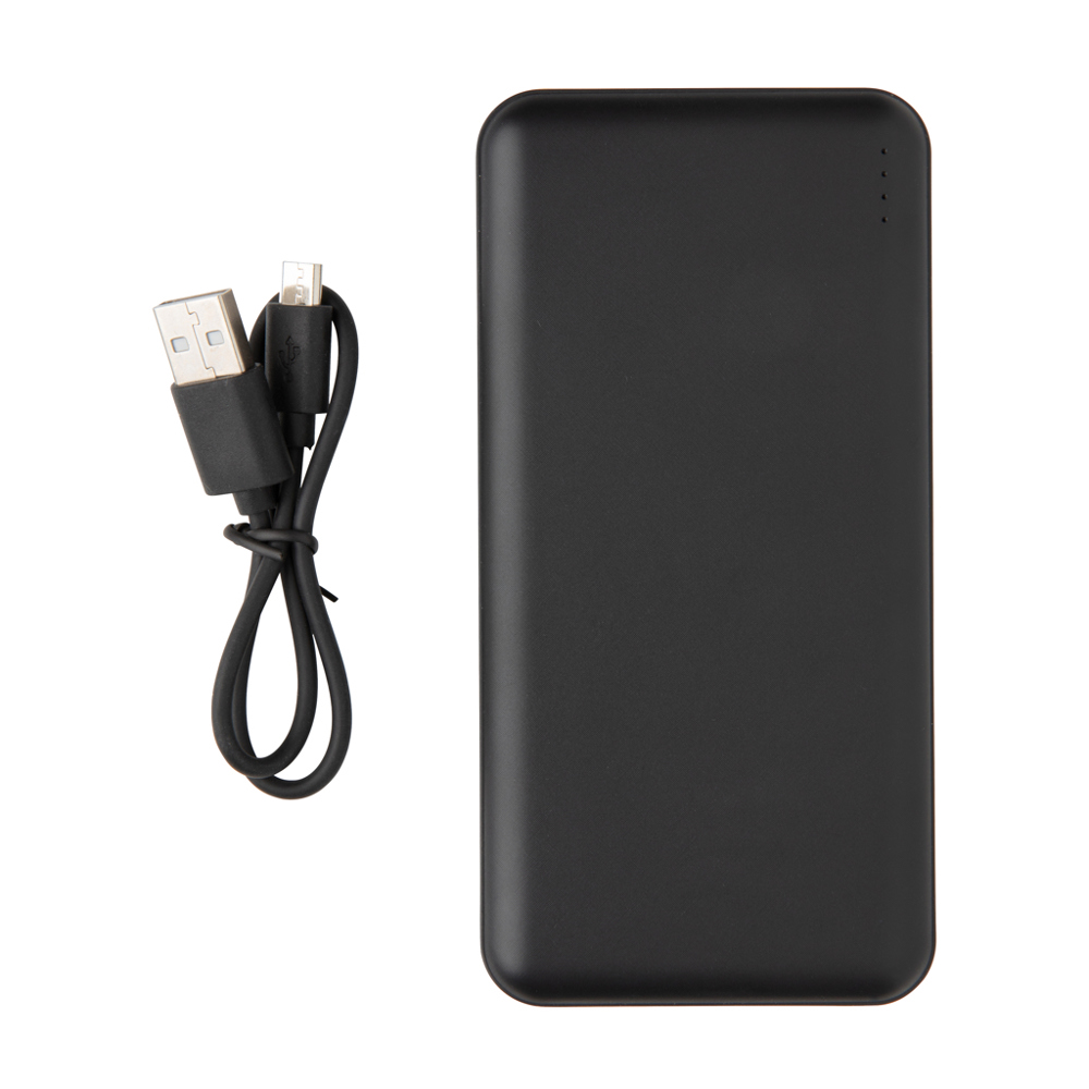 High density 10.000 mAh zakformaat powerbank