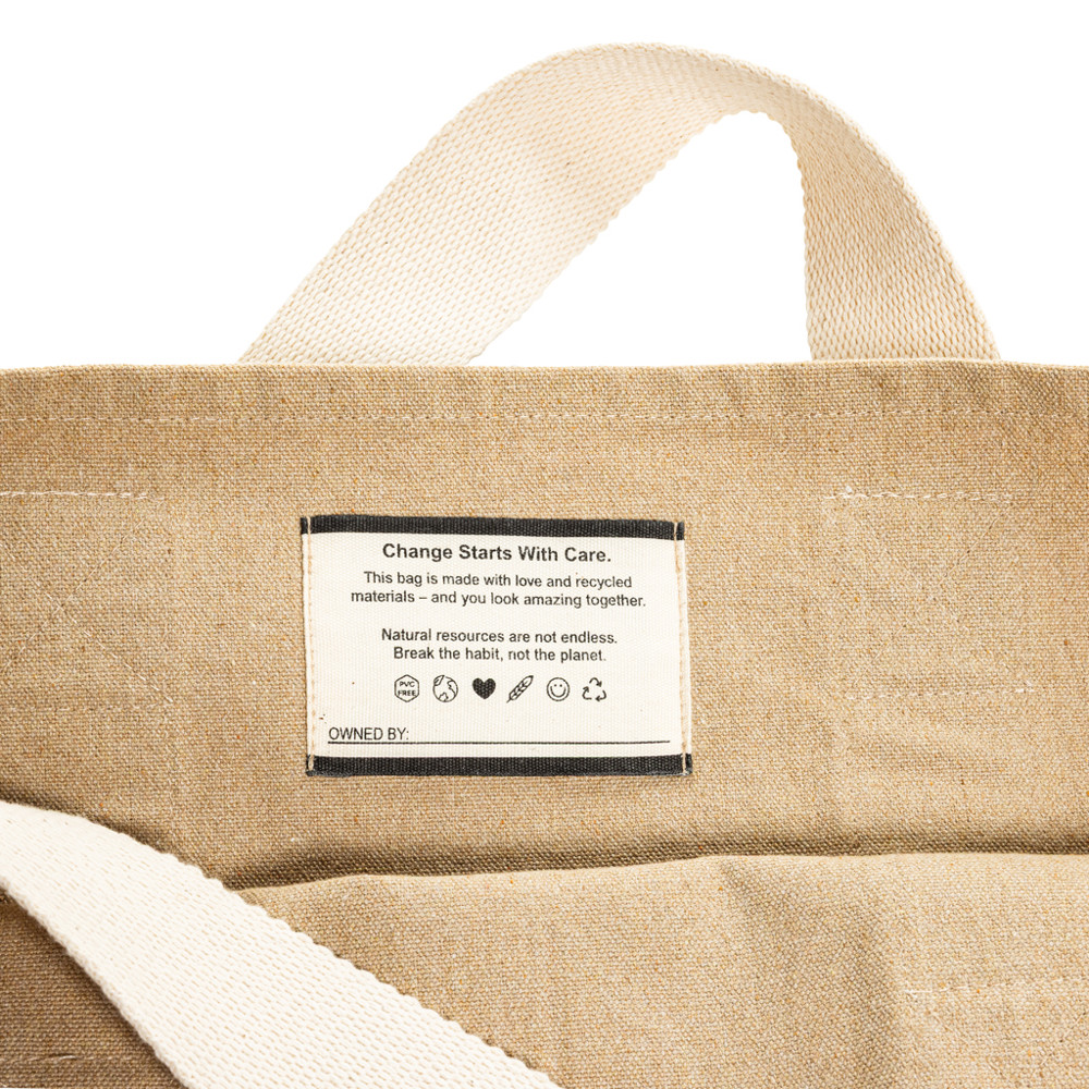 BEAU AWARE™ strandtas van 400gsm gerecycled canvas