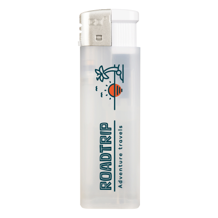 Go Frosty Piezo Platte Elektronische aansteker TL - Wit