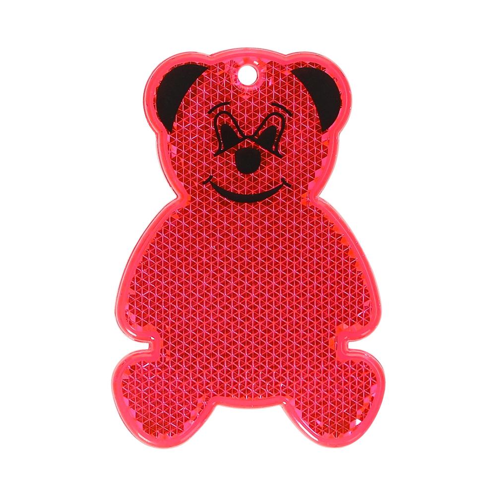 Reflector "Bier" - transparant-roze