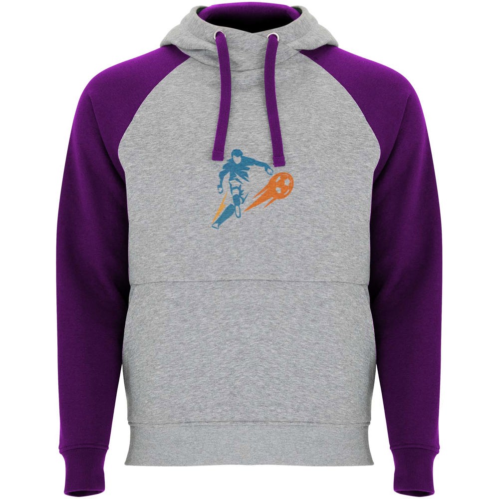 Badet 280 g/m² tweekleurige kinderhoodie