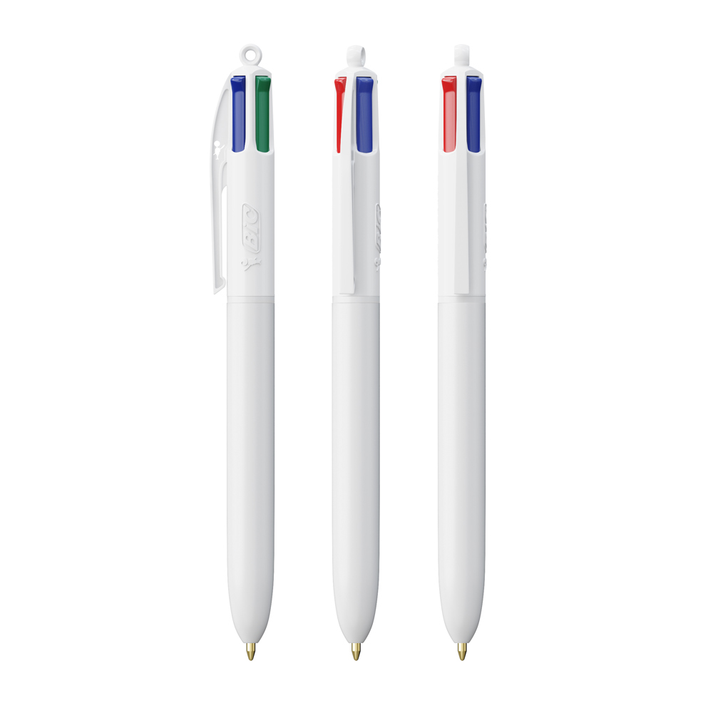 BIC® 4 Colours® balpen - Wit