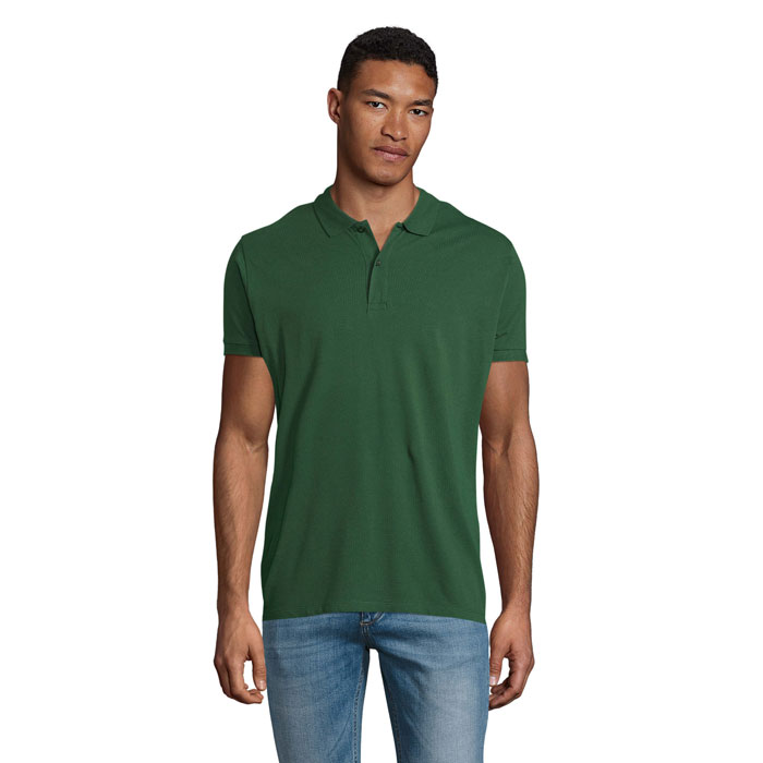 PLANET MEN - PLANET HEREN Polo 170g - Flesgroen