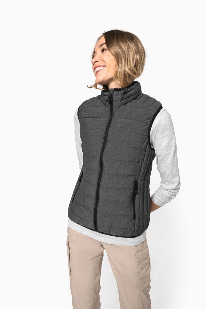 K6114 - Ladies' lightweight sleeveless down jacket