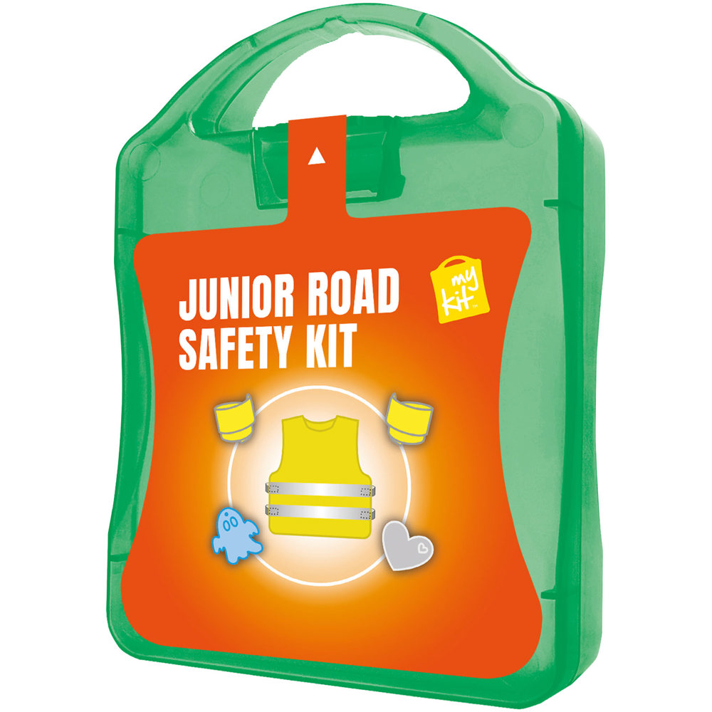 MyKit Mediuim Junior Road Safety kit - Transparant Groen