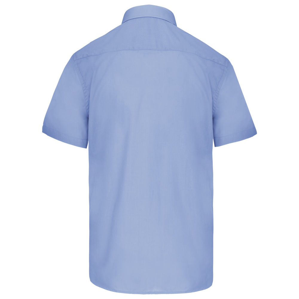 K551C - Overhemd in onderhoudsvriendelijk polykatoen-popeline korte mouwen heren