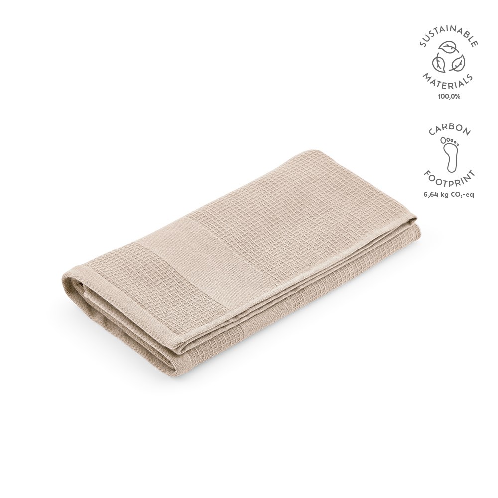 Boticelli L Handdoek Gerecycled Katoen 500 grams EU - Beige