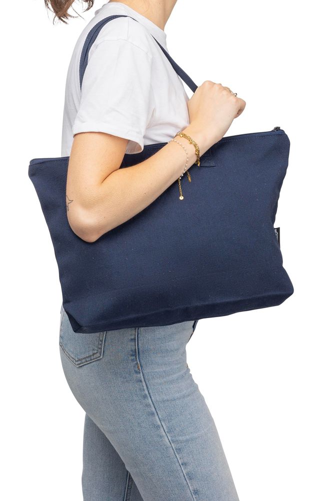 Gerecyclede polycotton (330 gsm) draagtas Malina