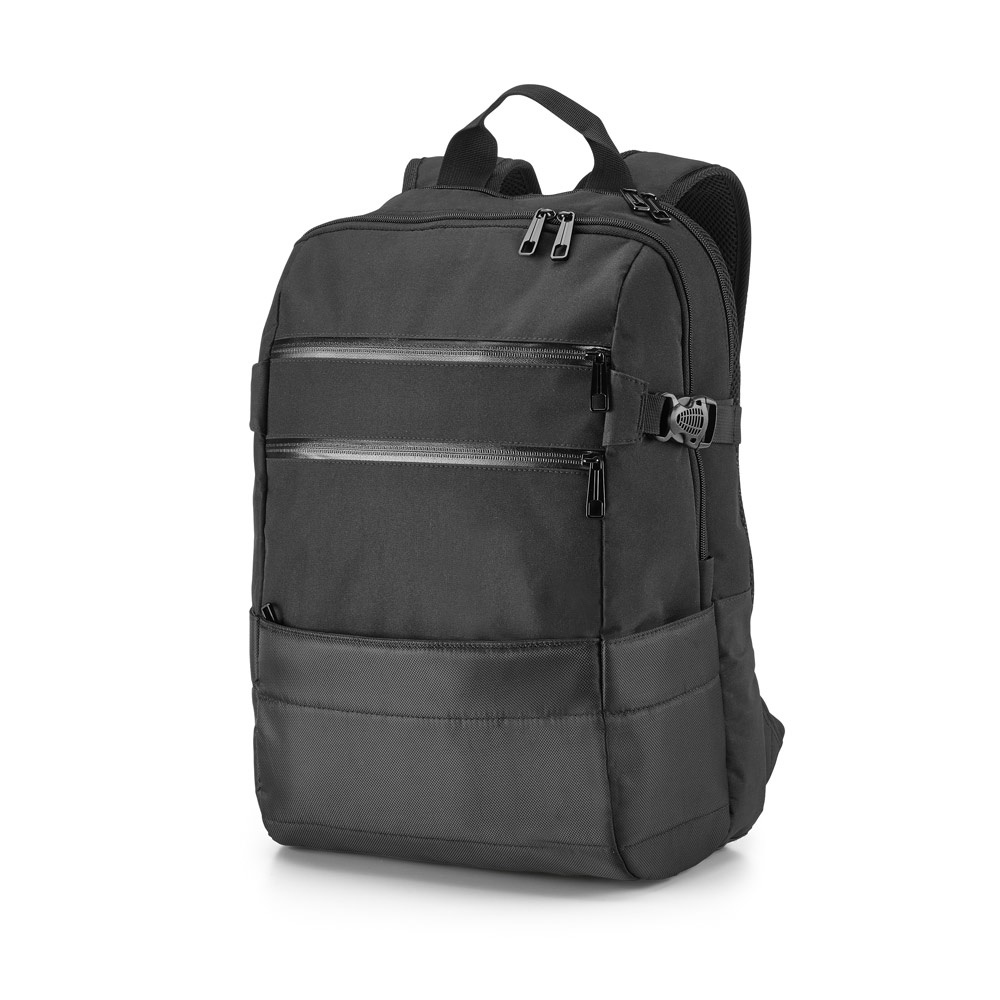 ZIPPERS BPACK. Laptop rugzak 15.6'' in 300D polyester en 840D jacquard