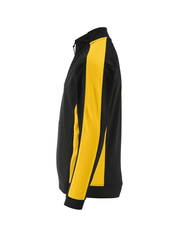 Craft - Evolve 2.0 Contrast Full Zip Jacket Jr Black/Sweden yellow 134/140