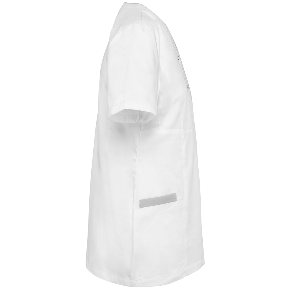 WK506 - Damesblouse in polykatoen met drukknopen