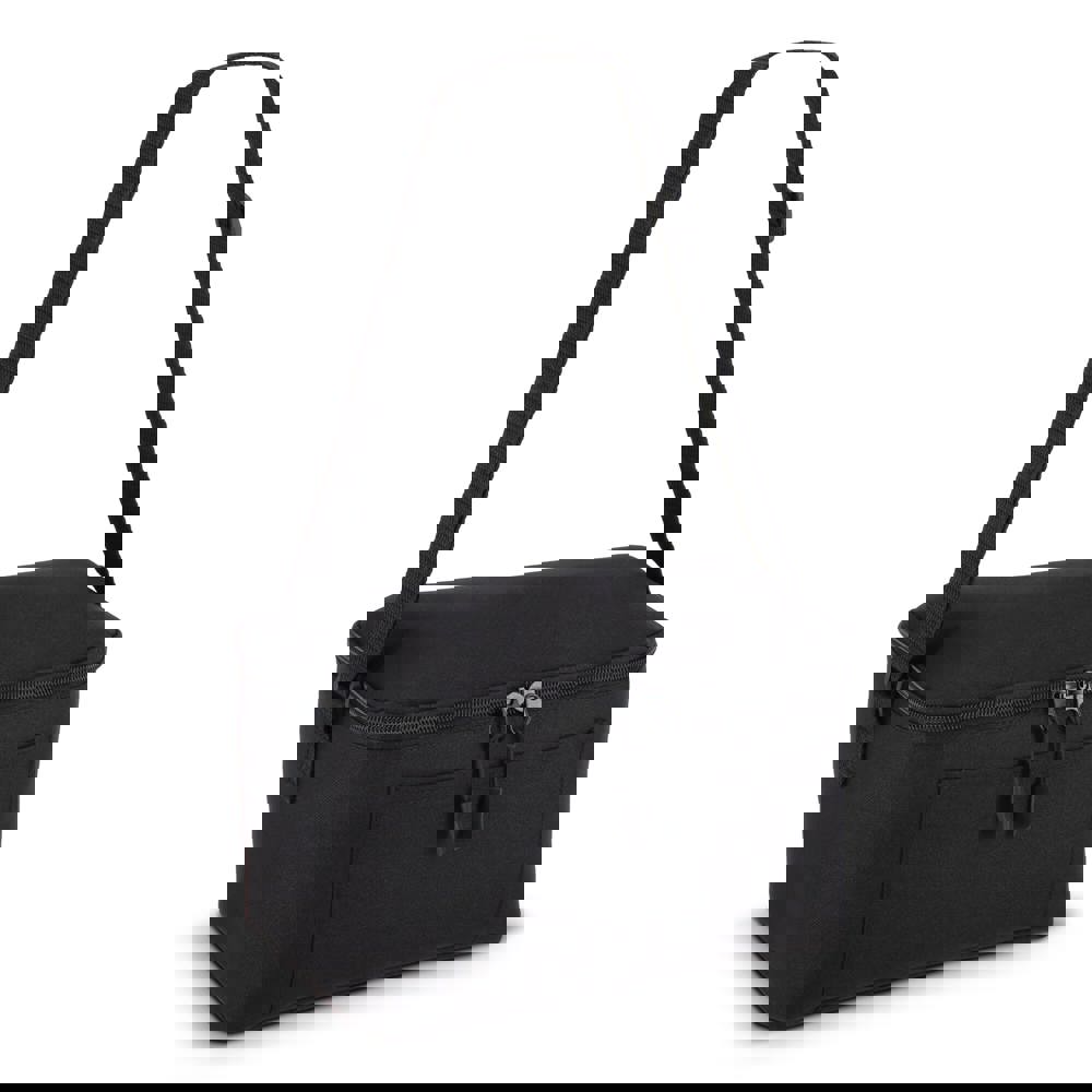 600D gerecycled PET koeltas voor 6 blikjes 25 x 14.5 x 15.5 cm 5 L