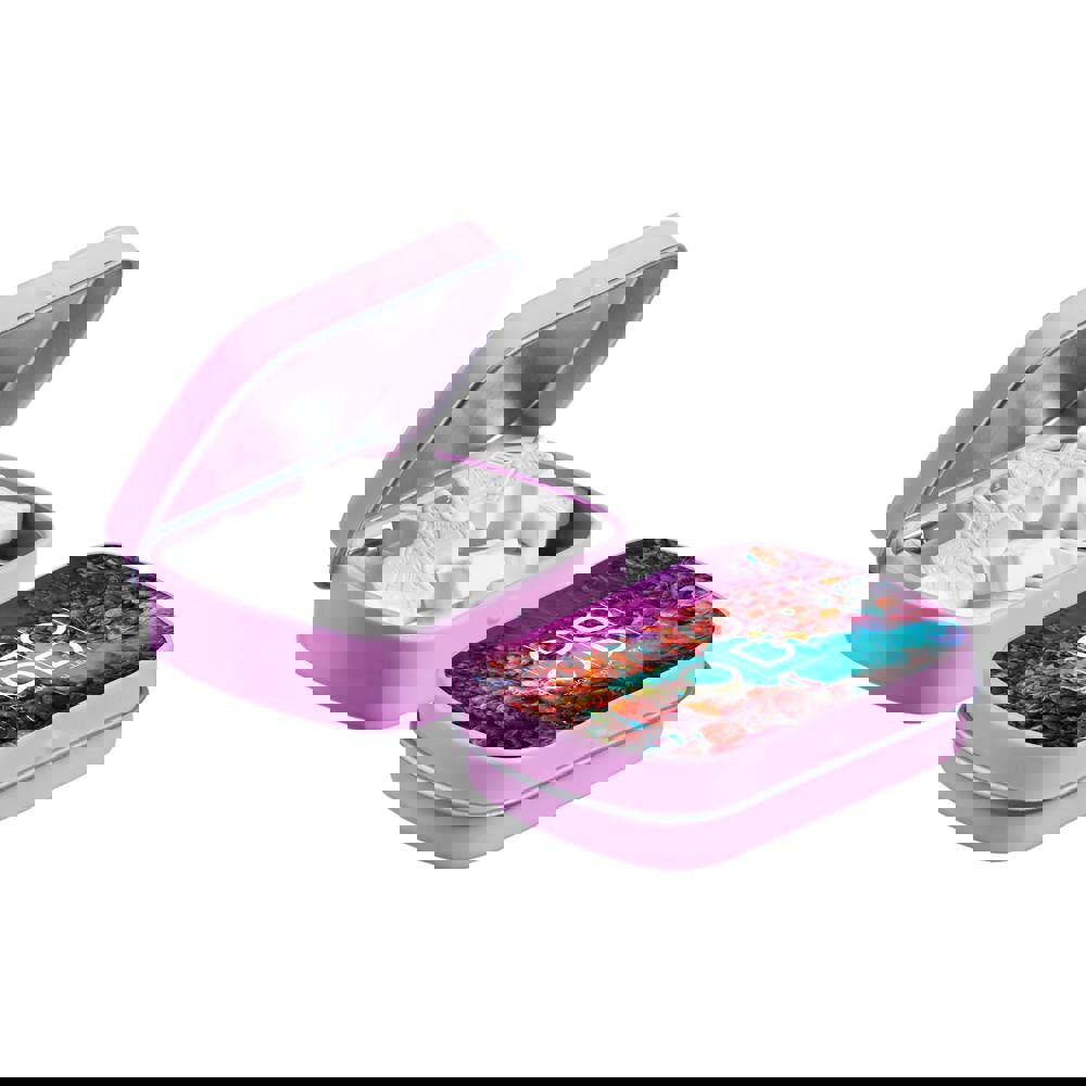 Mini scharnierblikje met vorm pepermunt