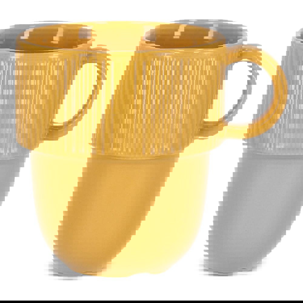 Sagaform Inka mok met oor 270ml - Geel