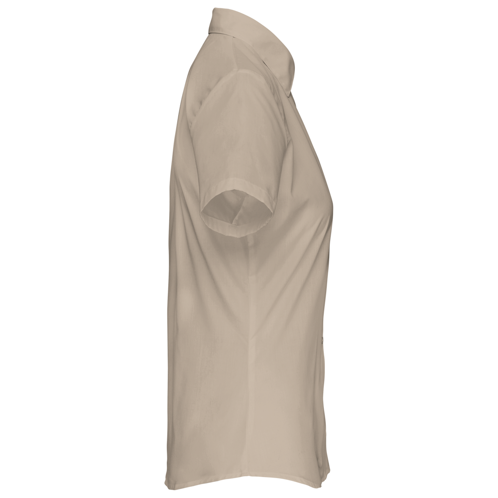 K548C - Overhemd in onderhoudsvriendelijk polykatoen-popeline korte mouwen dames