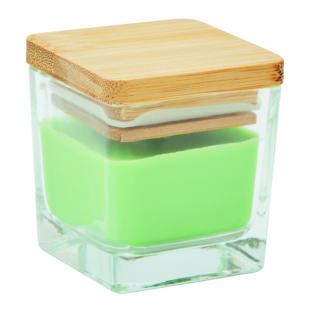 VANILLA GLOW - Geurkaars GLOW - groen / appelgeur