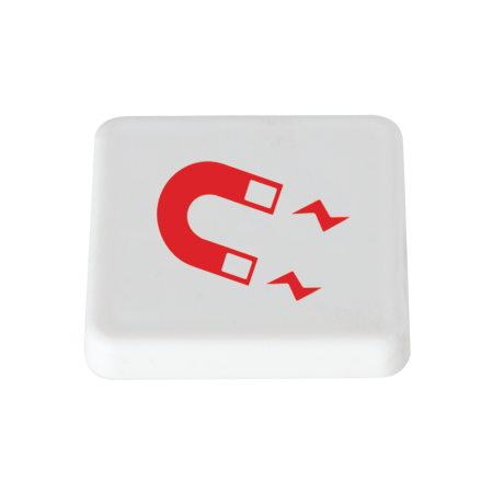 Magneet 40x40 mm - Wit