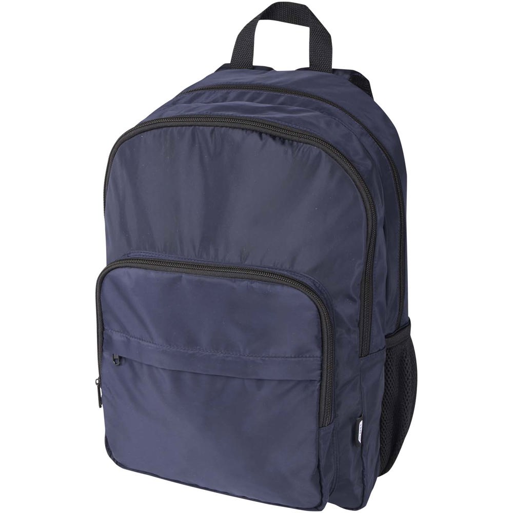 Trend Plus GRS gerecyclede 15,6 inch laptoprugzak 20 l - Marineblauw