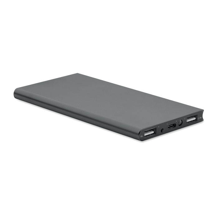 POWERFLAT8C - Powerbank 8000 mAh - Titanium