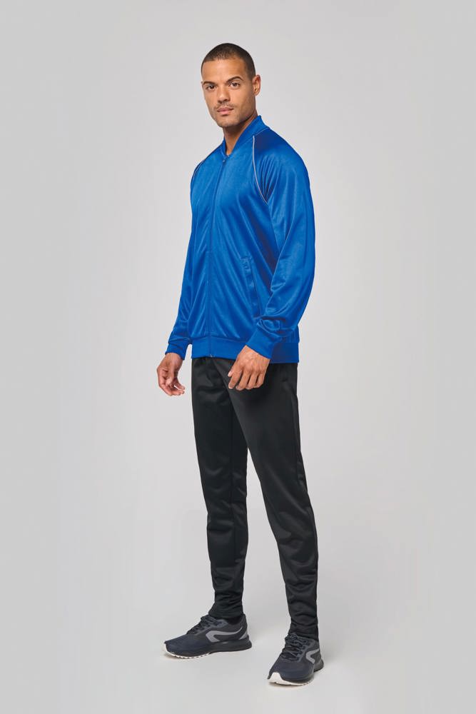 PA384 - Unisex trainingsjas met rits en biesje
